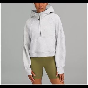 Scuba Oversized Half Zip Hoodie